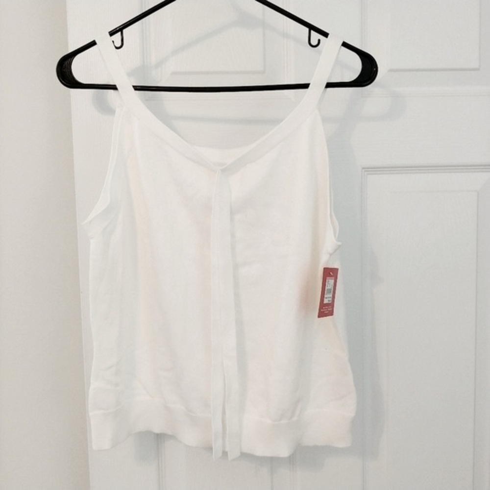 Issac Mizrahi white tank L